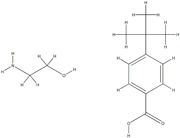 p-tert-butylbenzoic acid, compound with 2-aminoethanol (1:1)