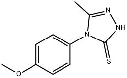 4-(4-甲氧基苯基)-5-甲基-4H-1,2,4-三唑-3-基氢硫化物