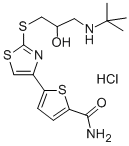 5-(2-{[3-(tert-butylamino)-2-hydroxypropyl]sulfanyl}-1,3-thiazol-4-yl)thiophene-2-carboxamide