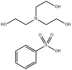 Benzenesulfonic acid, C10-16-alkyl derivs., compds. with triethanolamine