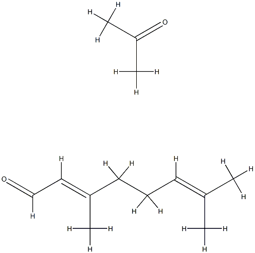 2,6-Octadienal, 3,7-dimethyl-, reaction products with acetone, by-products from, distn. residues