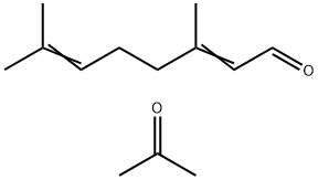 2,6-Octadienal, 3,7-dimethyl-, reaction products with acetone, by-products from, distn. lights