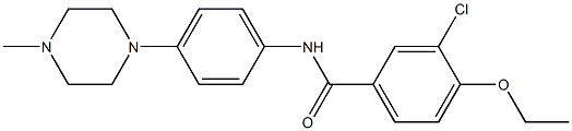 3-chloro-4-ethoxy-N-[4-(4-methylpiperazin-1-yl)phenyl]benzamide