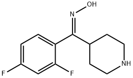 (E)-1-(2,4-Difluorophenyl)-N-hydroxy-1-(4-piperidinyl)methanimine