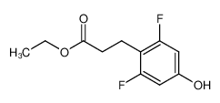 2,6-Difluoro-4-hydroxybenzenepropanoic Acid Ethyl Ester