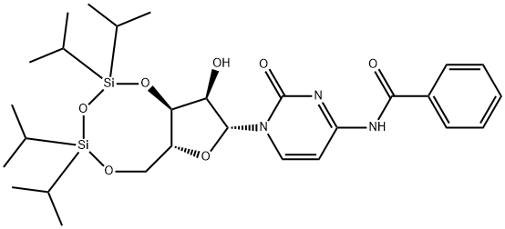 N4-苯甲酰-3',5'-O-(1,1,3,3-四异丙基-1,3-二硅氧烷二基)胞啶