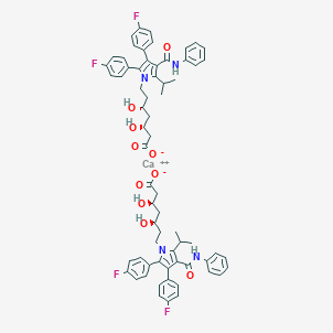 Atorvastatin Related Compound C (20 mg) (Difluoro impurity,or (3R,5R)-7-[3-(phenylcarbamoyl)-4,5-bis(4-fluorophenyl)-2-isopropyl-1H-pyrrol-1-yl]-3,5-dihydroxyheptanoic acidcalcium salt)