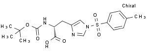 N-叔丁氧羰基-P-对甲苯磺酰-D-组胺酸
