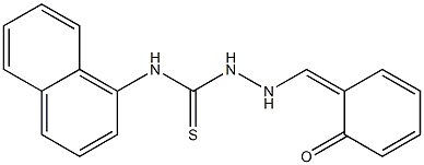 2-[(2-Hydroxyphenyl)methylene]-N-1-naphthalenylhydrazinecarbothioamide