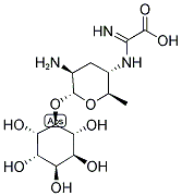(1S,2R,3S,4R,5S,6S)-2,3,4,5,6-pentahydroxycyclohexyl 2-amino-4-{[carboxy(imino)methyl]amino}-2,3,4,6-tetradeoxy-alpha-D-lyxo-hexopyranoside