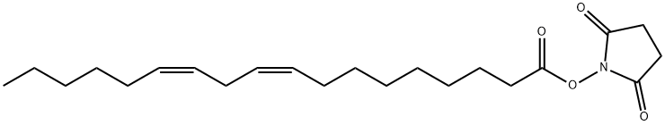 2,5-Pyrrolidinedione, 1-[[(9Z,12Z)-1-oxo-9,12-octadecadienyl]oxy]- (9CI)