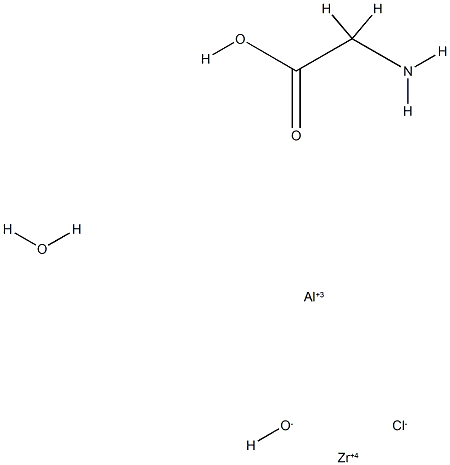 Aluminum zirconiumtetrachlorohydrex glycine complex
