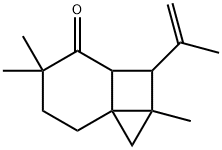 Tricyclo[4.3.0.01,8]nonan-5-one, 4,4,8-trimethyl-7-(1-methylethenyl)-