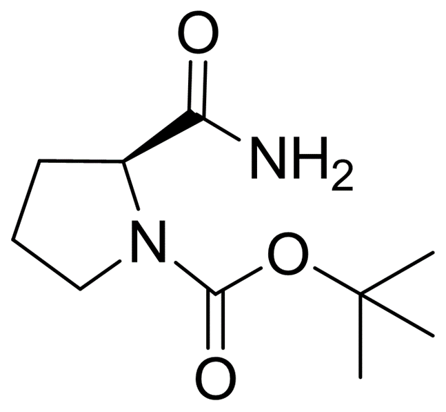 (2R)-2-carbamoyl-pyrrolidine-1-carboxylic  acid  tert-butyl  ester