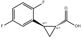 trans-2-(2,5-difluorophenyl)cyclopropane-1-carboxylic acid