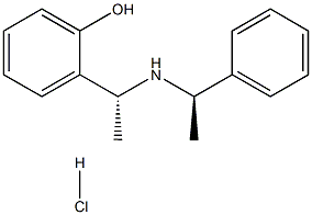 2-[(1R)-1-{[(1R)-1-Phenylethyl]amino}ethyl]phenol hydrochloride (1:1)