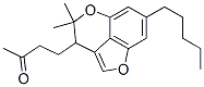 4-(3,4-Dihydro-4,4-dimethyl-7-pentylfuro[4,3,2-de][1]benzopyran-3-yl)-2-butanone