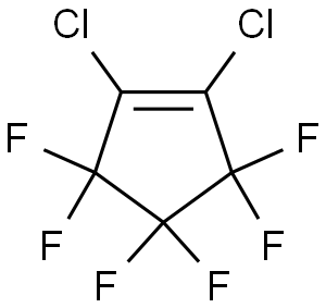 1,2-Dichlorohexafluorocyclopentene, C5Cl2F6
