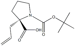 (S)-2-烯丙基-1-(叔丁氧基羰基)吡咯烷-2-羧酸