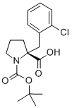 (R)-1-(叔丁氧基羰基)-2-(2-氯苄基)吡咯烷-2-羧酸