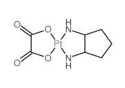 (2-azanidylcyclopentyl)azanide; oxalic acid; platinum(+2) cation