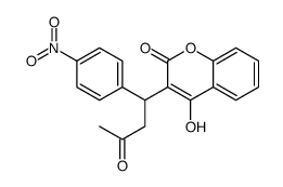 4-hydroxy-3-[1-(4-nitrophenyl)-3-oxobutyl]chromen-2-one