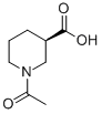 3-Piperidinecarboxylic acid, 1-acetyl-, (3R)- (9CI)