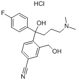 4-(4-(Dimethylamino)-1-(4-fluorophenyl)-1-hydroxy-butyl)-3-(hydroxymethyl)benzonitrile hydrochlor