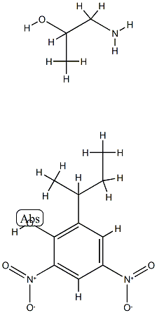 2-sec-butyl-4,6-dinitrophenol, compound with 1-aminopropan-2-ol (1:1)