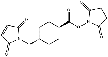 1H-Pyrrole-2,5-dione,1-[[4-[[(2,5-dioxo-1-pyrrolidinyl)oxy]carbonyl]cyclohexyl]methyl]-, trans-