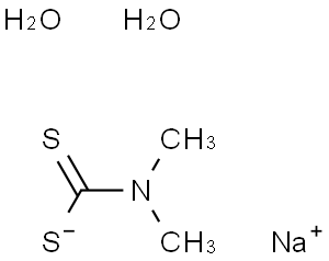 二甲基二硫代氨基甲酸钠二水