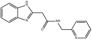 2-(1H-1,3-benzodiazol-2-yl)-N-(pyridin-2-ylmethyl)acetamide