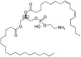 9,12-Octadecadienoic acid (9Z,12Z)-, (1R)-1-[[[(2-aminoethoxy)hydroxyphosphinyl]oxy]methyl]-2-[(1-oxooctadecyl)oxy]ethyl ester