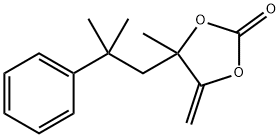 4-methyl-5-methylene-4-(2-methyl-2-phenylpropyl)-1,3-dioxolan-2-one