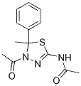 N-(4-acetyl-5-methyl-5-phenyl-4,5-dihydro-1,3,4-thiadiazol-2-yl)a Cetamide