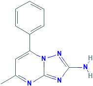5-Methyl-7-phenyl-[1,2,4]triazolo[1,5-a]-pyrimidin-2-ylamine