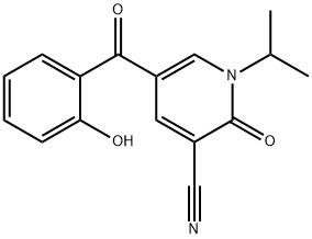 5-(2-羟基苯甲酰基)-2-氧代-1-(丙-2-基)-1,2-二氢吡啶-3-甲腈