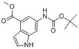 METHYL 6-N-BOC-AMINOINDOLE-4-CARBOXYLATE