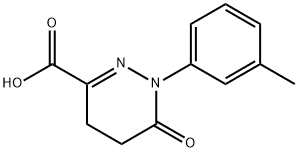 3-Pyridazinecarboxylic acid, 1,4,5,6-tetrahydro-1-(3-methylphenyl)-6-oxo-