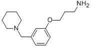 3-[3-(piperidin-1-ylmethyl)phenoxy]propan-1-amine