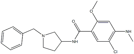 5-Chloro-2-methoxy-4-(methylamino)-N-[1-(phenylmethyl)-3-pyrrolidinyl]benzamide