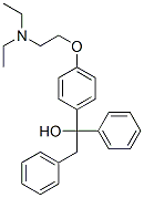 α-[4-[2-(diethylamino)ethoxy]phenyl]-α-phenylphenethyl alcohol
