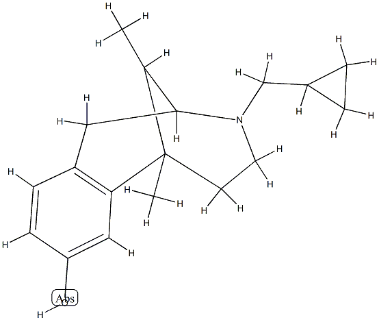 (2alpha,6alpha,11R*)-(±)-3-(cyclopropylmethyl)-1,2,3,4,5,6-hexahydro-6,11-dimethyl-2,6-methano-3-benzazocin-8-ol