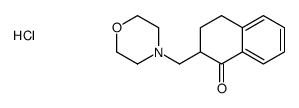 2-(1-Morpholinylmethyl)-1-oxo-1,2,3,4-tetrahydronaphthalene hydrochloride