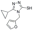 5-CYCLOPROPYL-4-(2-FURYLMETHYL)-4H-1,2,4-TRIAZOLE-3-THIOL