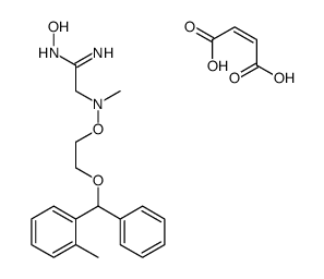 [(Z)-N-hydroxy-C-[[methyl-[2-[(2-methylphenyl)-phenylmethoxy]ethoxy]amino]methyl]carbonimidoyl]azanium,(Z)-4-hydroxy-4-oxobut-2-enoate