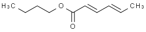 (2E,4E)-2,4-Hexadienoic acid butyl ester