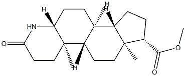 1H-Indeno[5,4-f]quinoline-7-carboxylic acid, hexadecahydro-4a,6a-dimethyl-2-oxo-, methyl ester, (4aR,4bS,6aS,7S,9aS,9bS,11aR)-