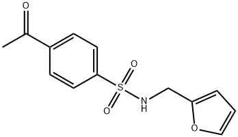 4-acetyl-N-(furan-2-ylmethyl)benzenesulfonamide
