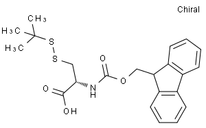 N-(((9H-芴-9-基)甲氧基)羰基)-S-(叔丁硫基)-L-半胱氨酸